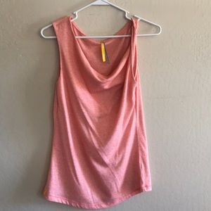 Lole salmon twist shoulder tank